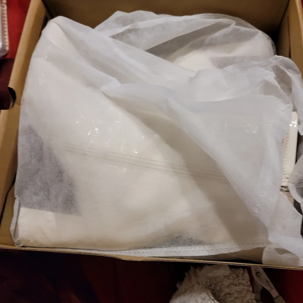 NIB MID CALF GO GO BOOTS Patent Leather Block Heel Side Zip Size 9 - Picture 12 of 12